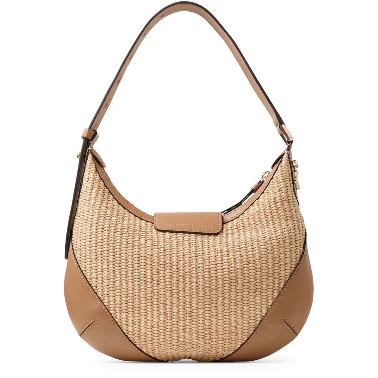 Jimmy Choo JIMMY CHOO Bar Hobo Natural/Toffee Shoulder Bag New Size ONE SIZE - 3 Thumbnail