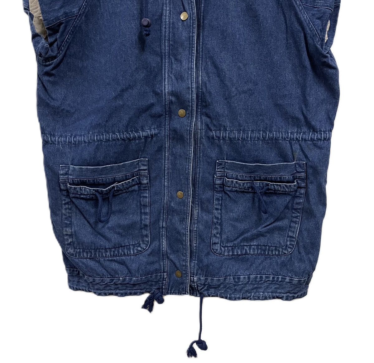 If Six Was Nine Belle Ellensen Sleeveless Denim Jacket Size US XXL / EU 58 / 5 - 5 Thumbnail