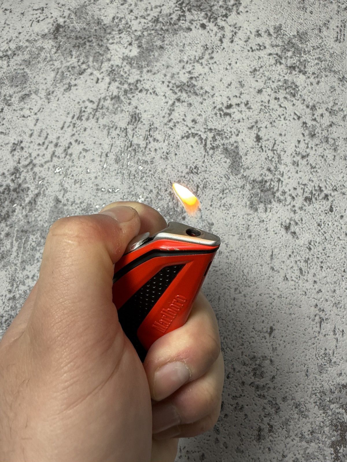 Marlboro Y2K ELEGANCE MARLBORO GEOMETRIC METAL PUNK ROCK LIGHTER Size ONE SIZE - 9 Thumbnail