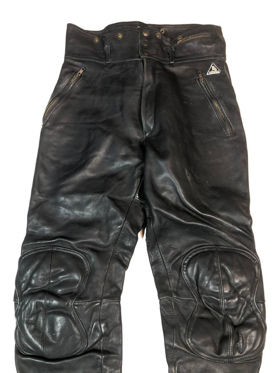 Leather × Vintage Krawehl Leather Moto Racing Pants Vintage Size US 33 - 2 Thumbnail