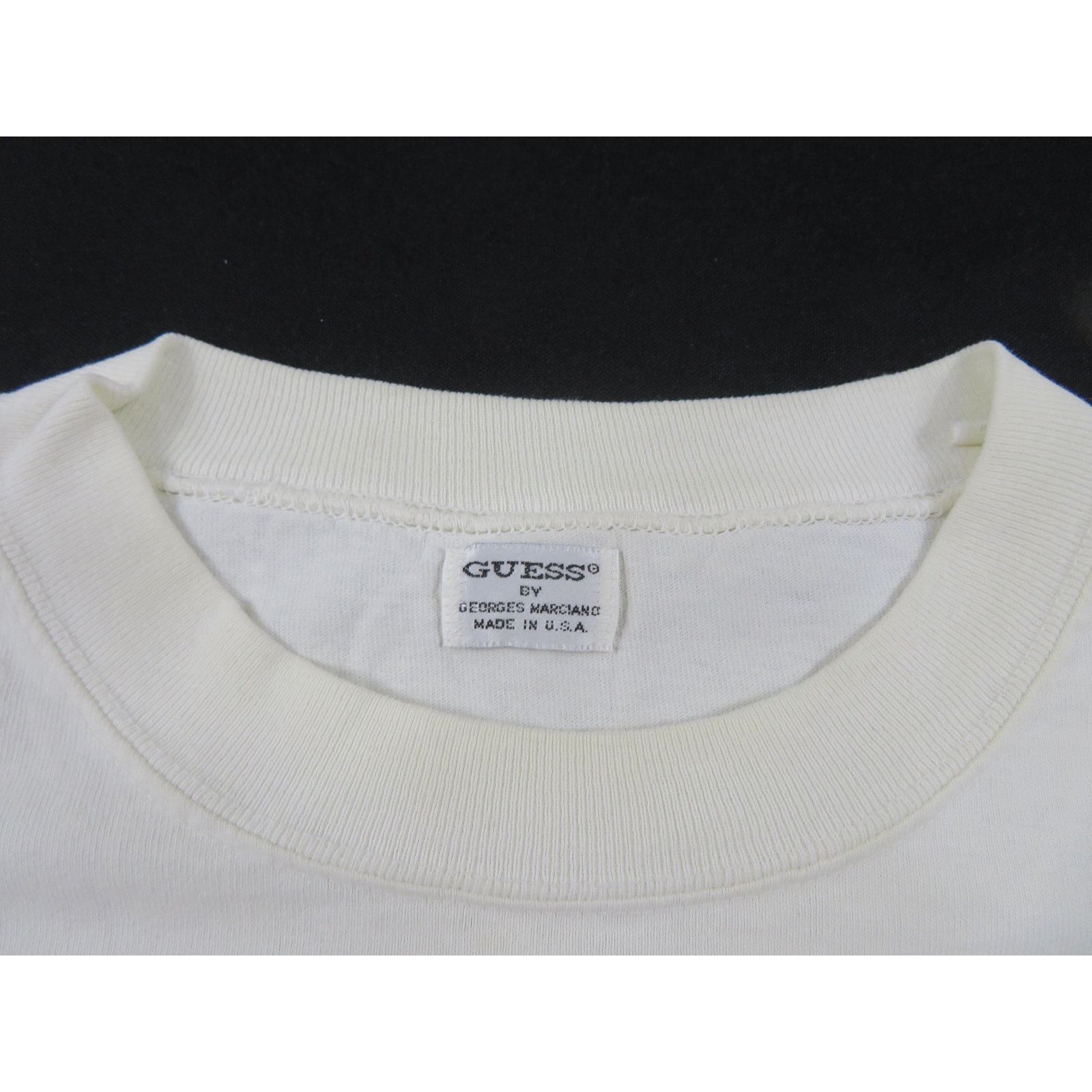 Guess GUESS Jeans Georges Marciano T-Shirt WHITE Sz XL 1990s Size US XL / EU 56 / 4 - 5 Thumbnail