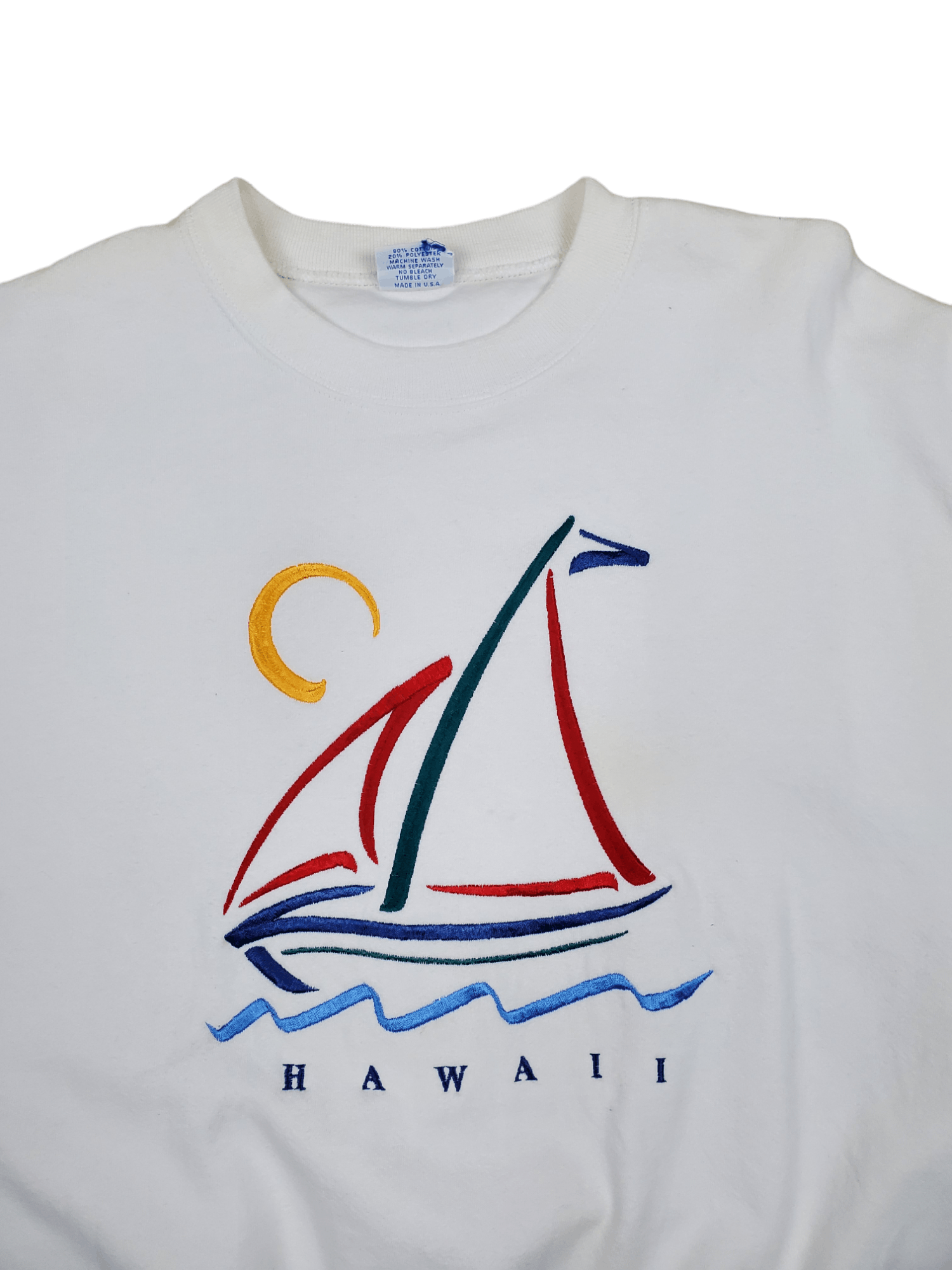 Vintage Vintage 90s Hawaii Crewneck Size US M / EU 48-50 / 2 - 2 Thumbnail