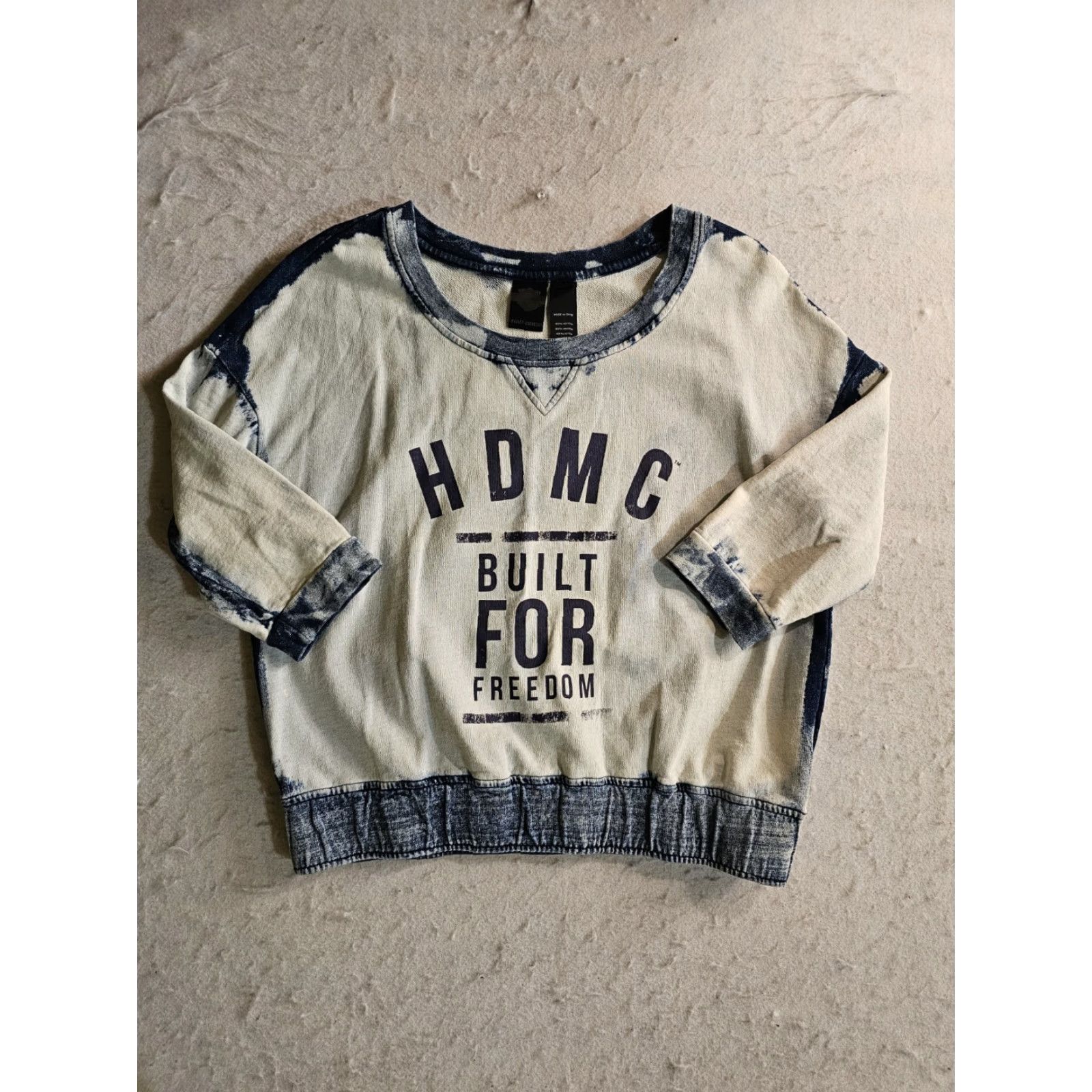 Harley Davidson Harley Davidson Signature HD MC "Built For Freedom" Sweatshirt Womens Size Large Size L / US 10 / IT 46 - 2 Thumbnail