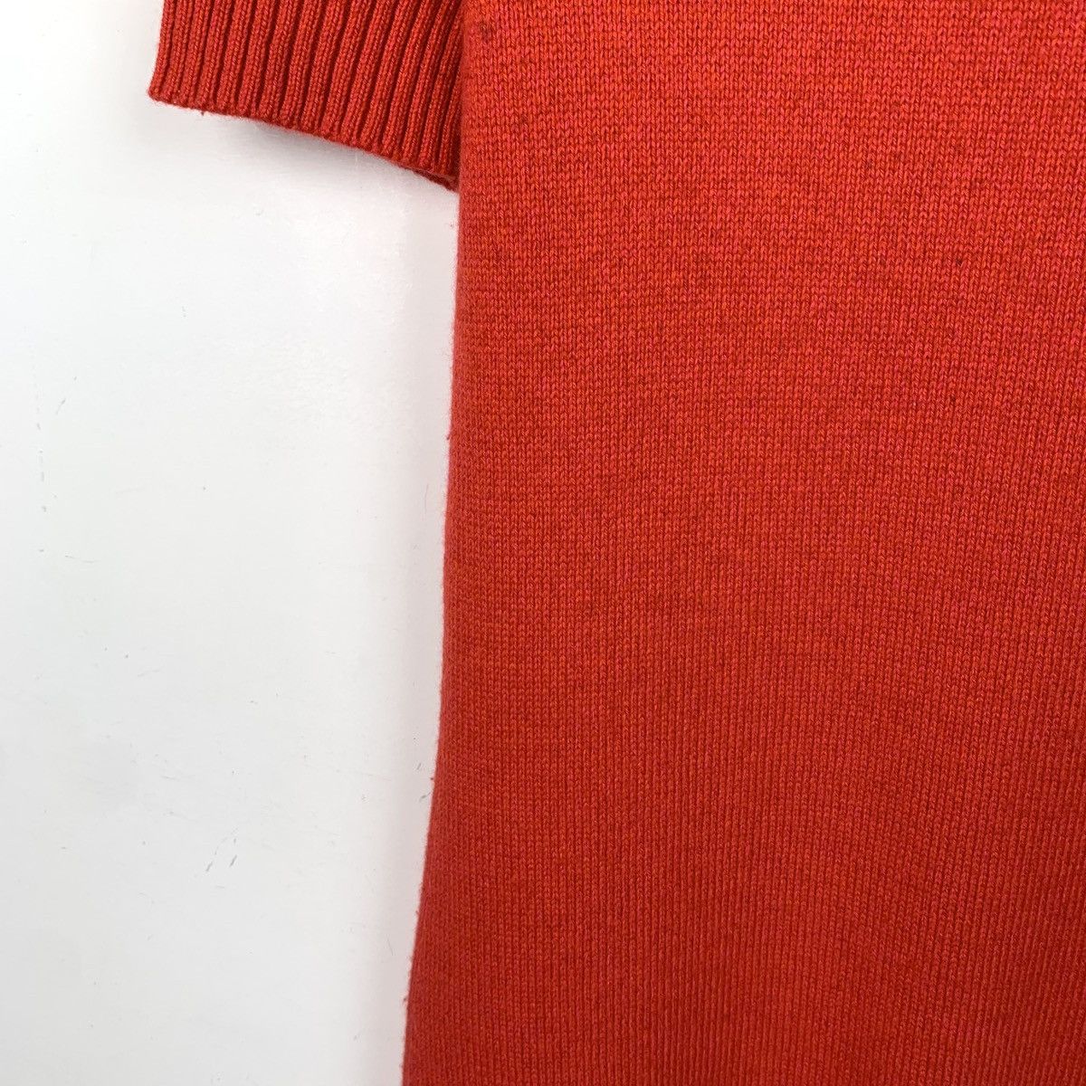 Chanel Chanel Red Pearl Button Cashmere Knit Dress K26WX Size XXS / US 00 / IT 34 - 4 Thumbnail