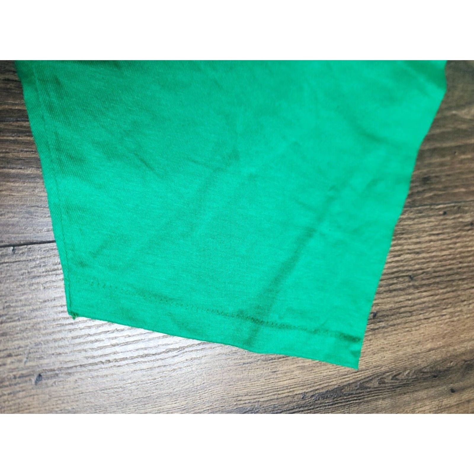Hanes Vintage Bell South Mens XL T-Shirt 1980s Cotton Blend Green Graphic Crew Neck Short Sleeve Size US XL / EU 56 / 4 - 4 Thumbnail
