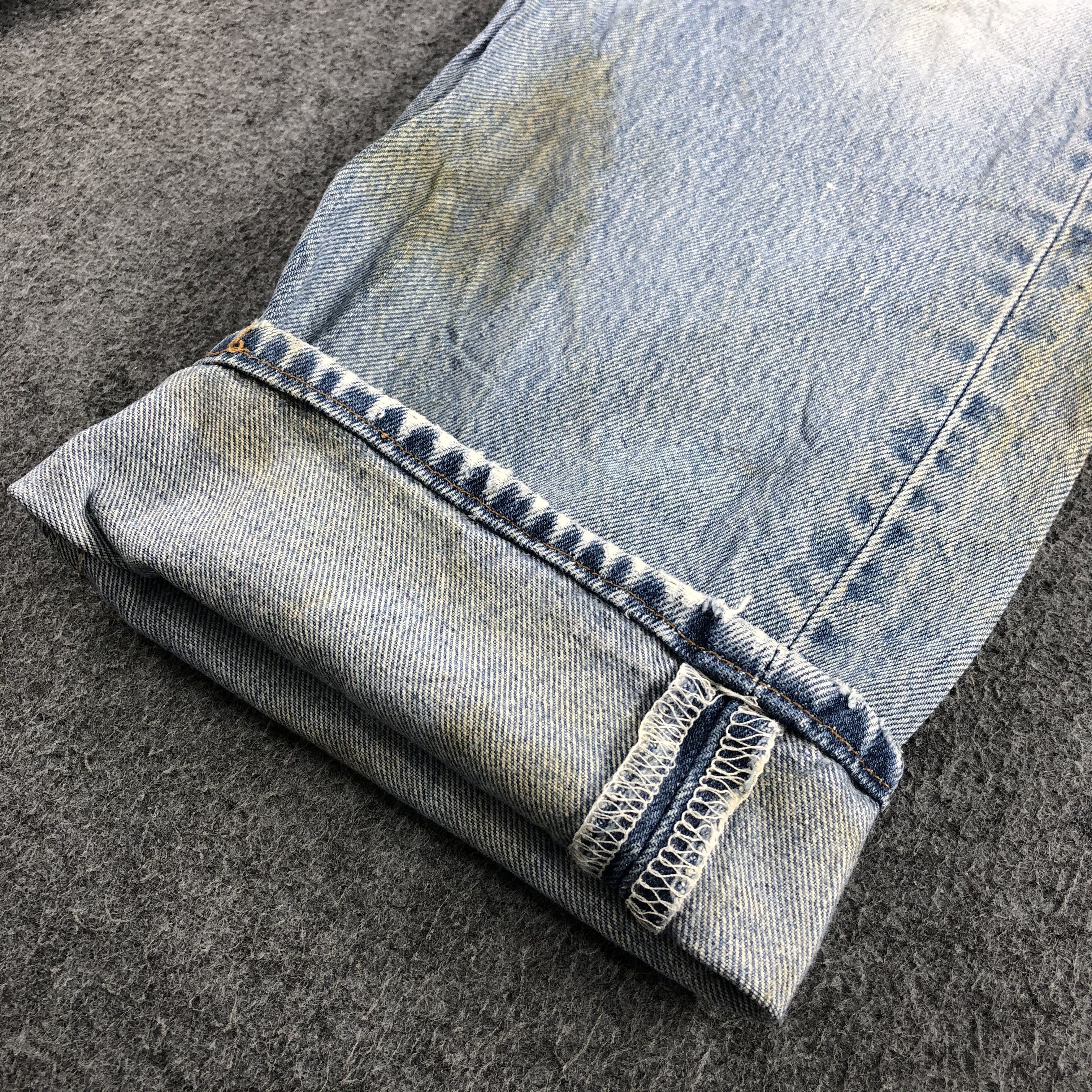 Levi's Vintage Distress Light Wash Levis 501 Jeans-JM915 Size US 32 / EU 48 - 7 Thumbnail