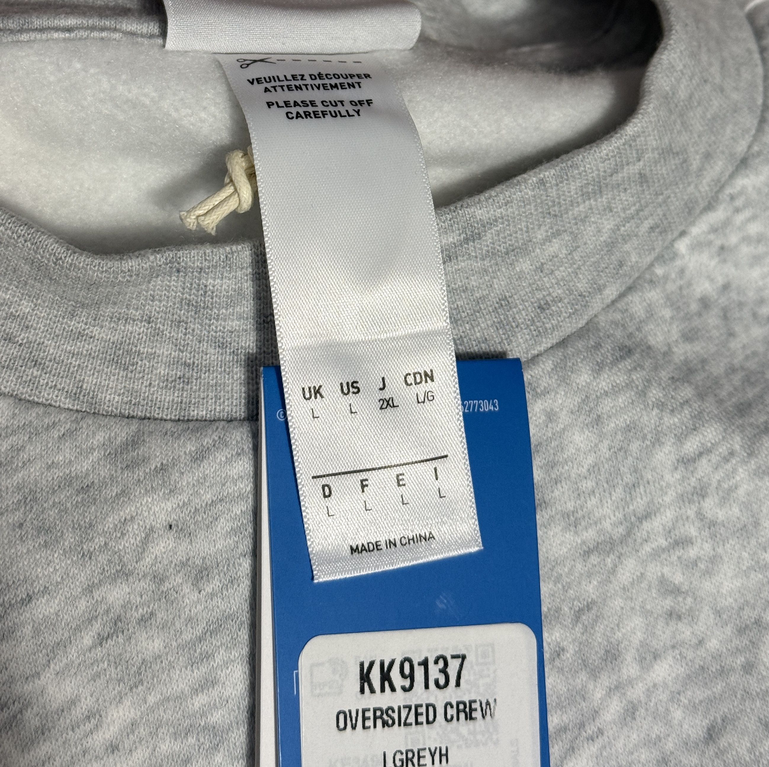 Adidas ADIDAS X OASIS TOUR OVERSIZED CREW SWEATSHIRT KK9137 L Size US L / EU 52-54 / 3 - 3 Thumbnail