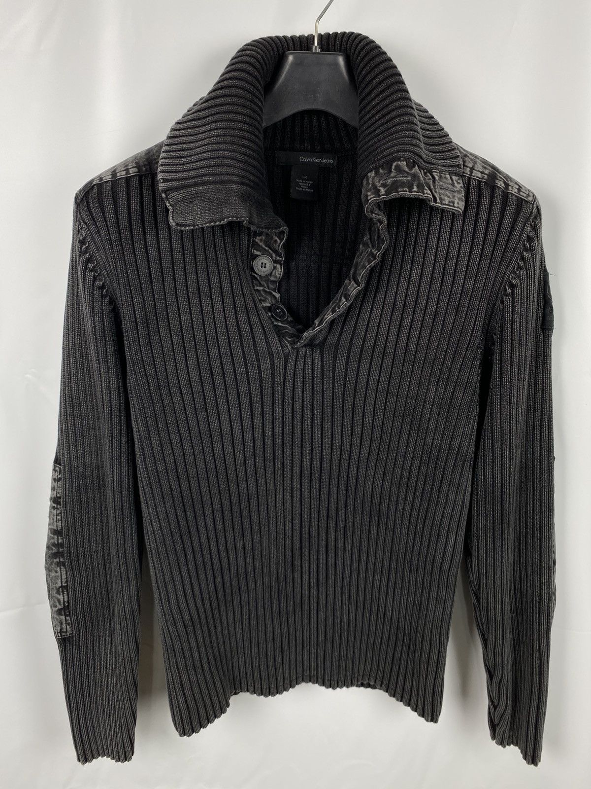 Calvin Klein Calvin Klein Frozen Dye Structured Sweater Cotton Men size L Size US L / EU 52-54 / 3 - 1 Thumbnail