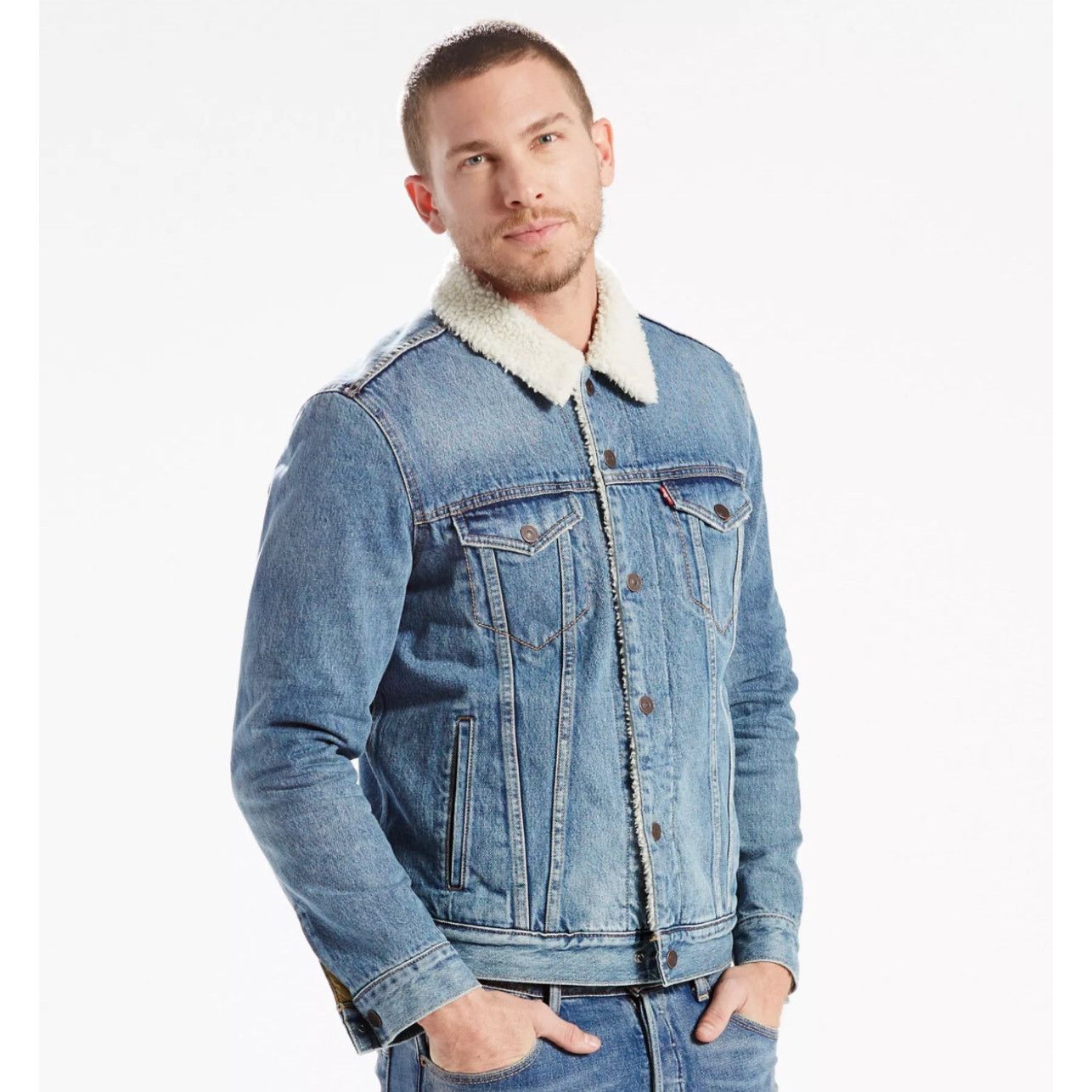 Levi's Levi’s SHERPA TRUCKER JACKET Size US XL / EU 56 / 4 - 1 Thumbnail