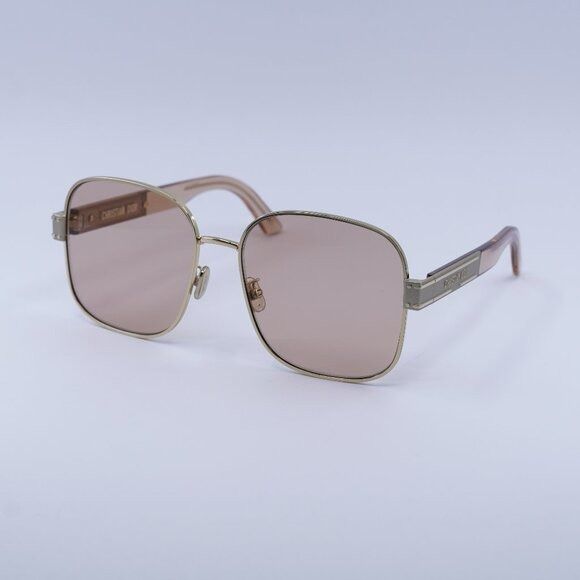 Dior 🕶️ New Dior DIORSIGNATURE S5U B0L0 Sunglasses - Shiny Gold Size ONE SIZE - 1 Thumbnail