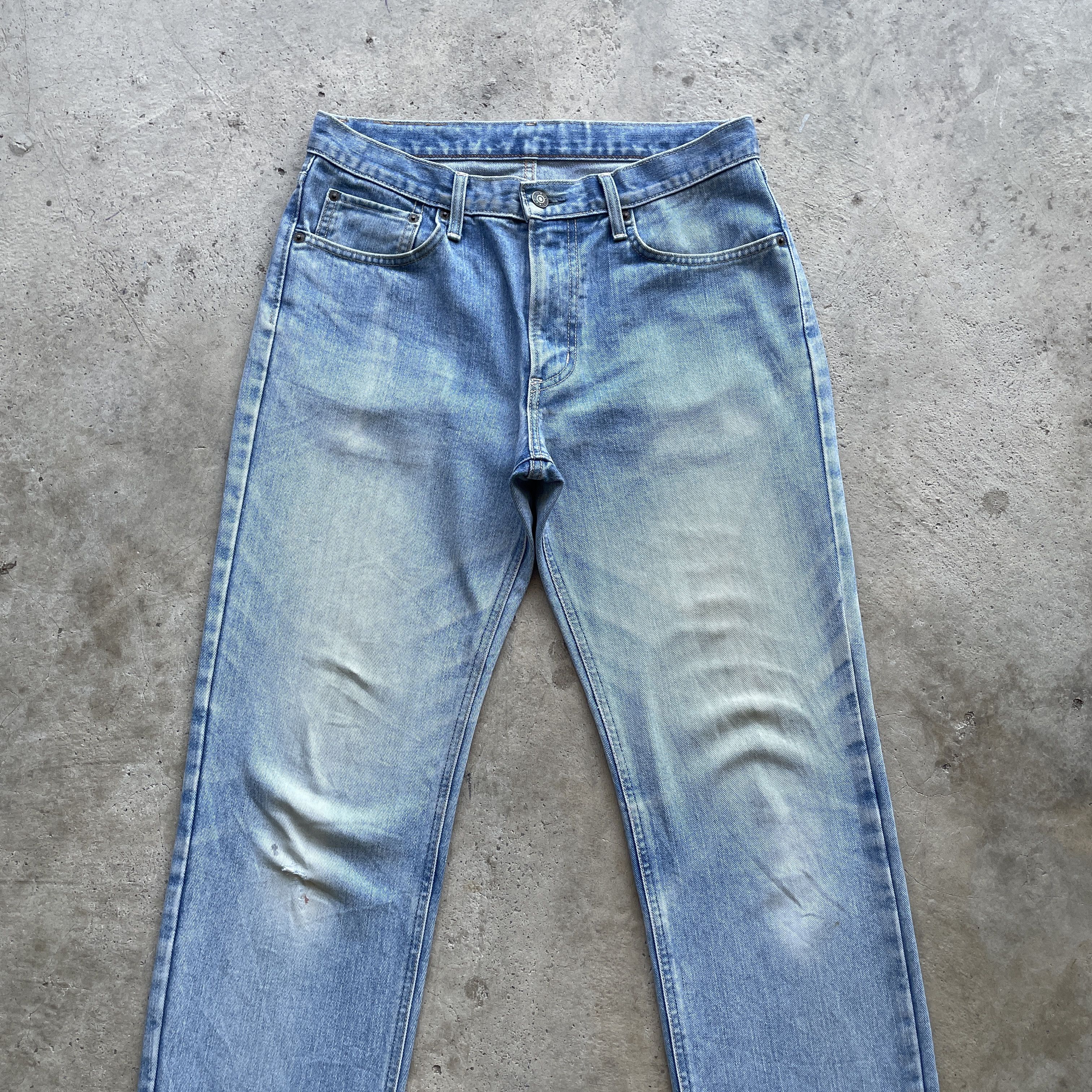 Edwin Vintage Edwin 403 Faded Denim Lightwash Jeans Pants W32 Size US 32 / EU 48 - 4 Thumbnail