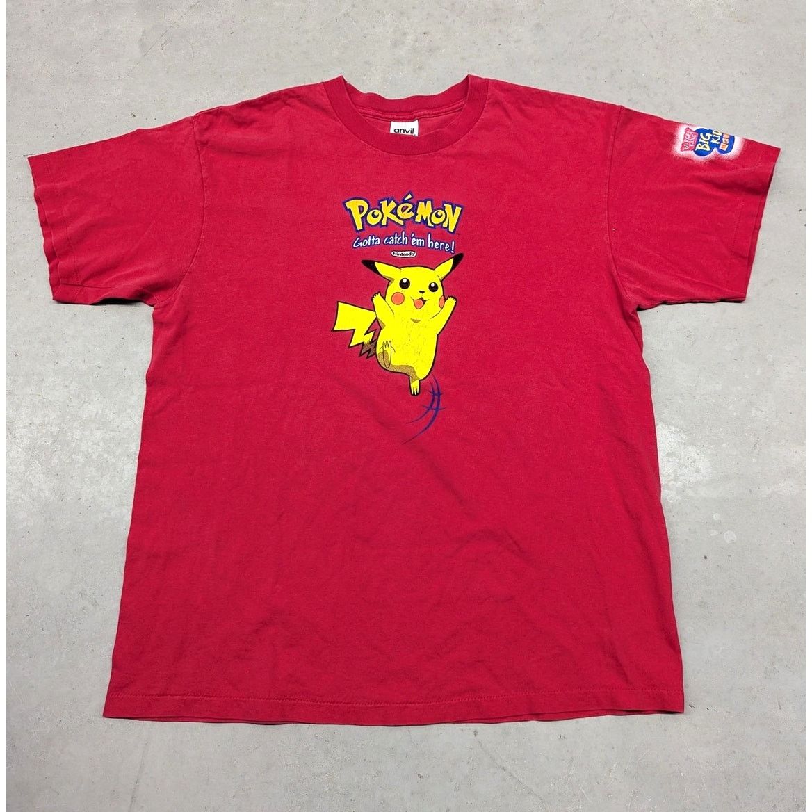 Pokemon × Vintage Vintage Pokemon Pikachu Burger King Big Kids promo t-shirt Size US XL / EU 56 / 4 - 1 Thumbnail