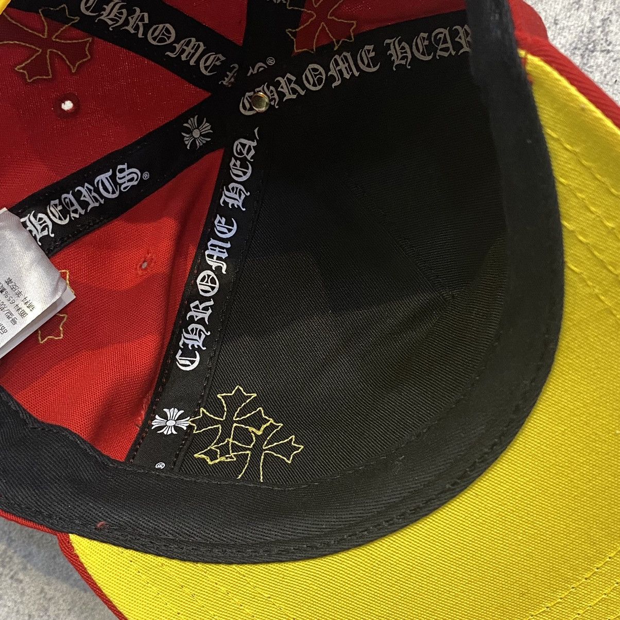 Chrome Hearts CHROME HEARTS Baseball Cap Cotton x Polyester RED Size ONE SIZE - 6 Thumbnail