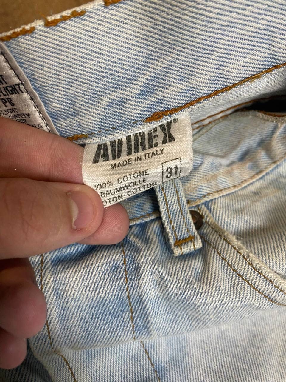 Affliction × Avirex × True Religion Vintage Y2K Avirex Baggy Jeans Size US 31 - 9 Thumbnail
