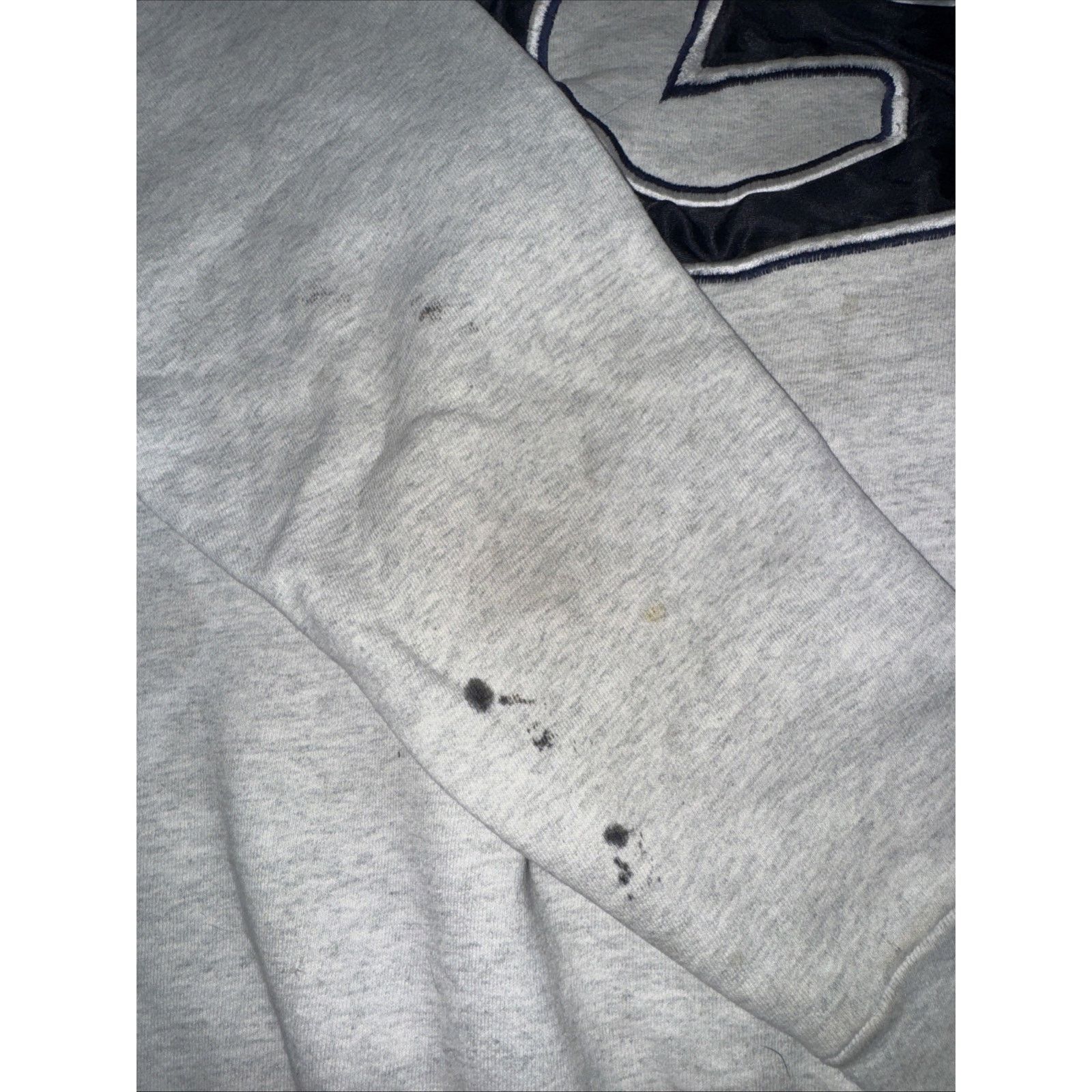 Vintage Georgetown Hoyas Pullover Hoodie Gray Distressed XL 22x25 Size US XL / EU 56 / 4 - 5 Thumbnail
