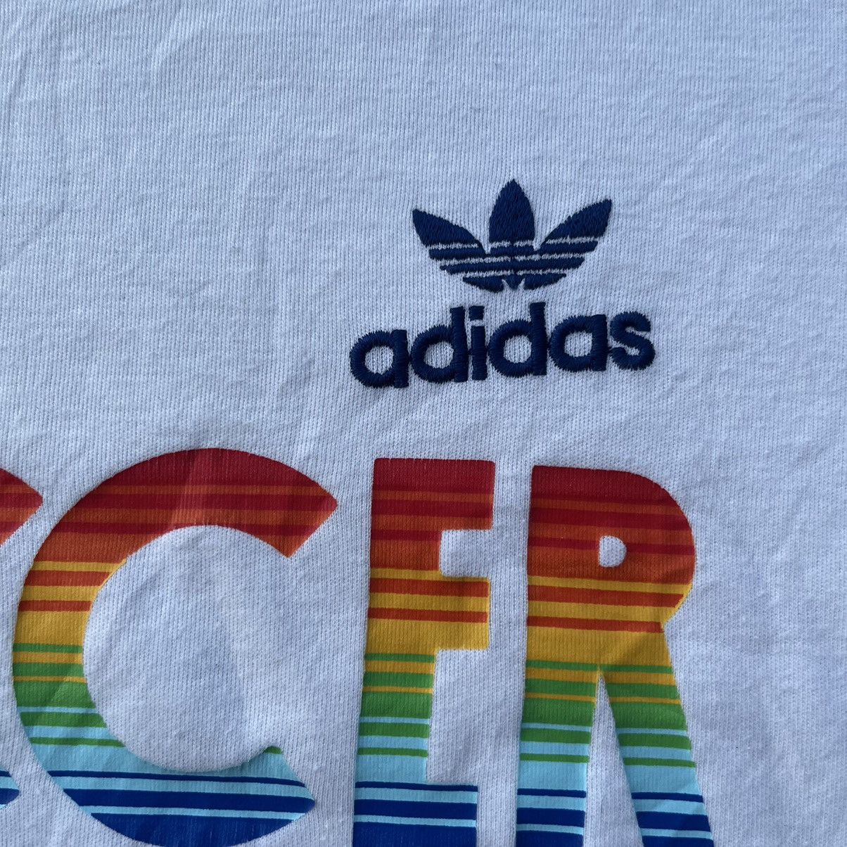 Adidas × Vintage Vintage 70s soccer white long sleeves t-shirt Size US M / EU 48-50 / 2 - 3 Thumbnail