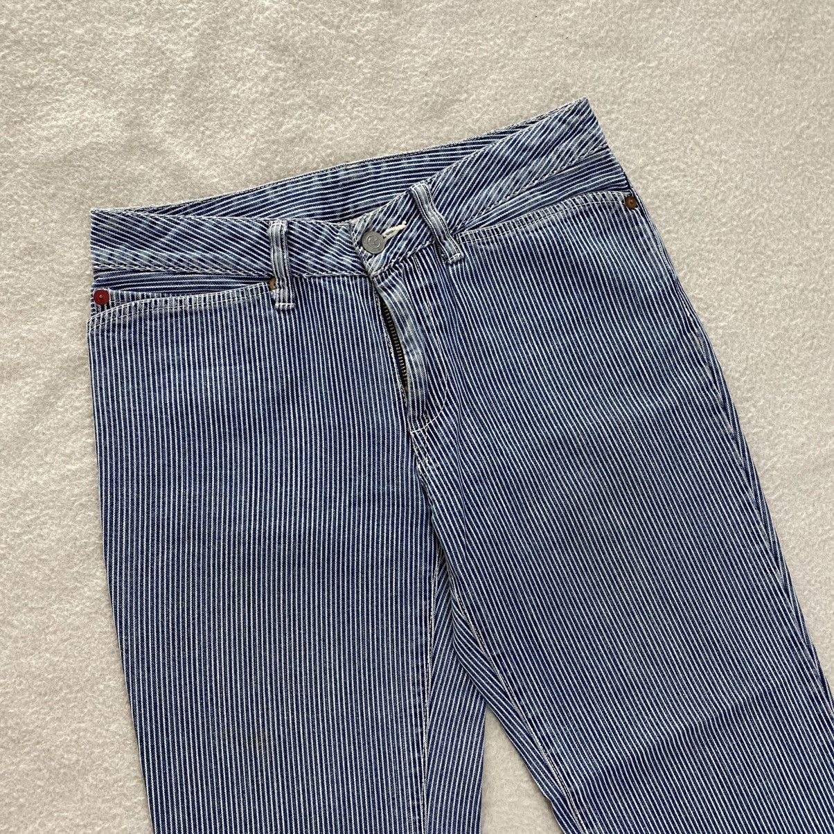 45rpm × If Six Was Nine × Japanese Brand Vintage 45rpm Wide Leg Flared Jeans Hickory w27 Size 27" / US 4 / IT 40 - 2 Thumbnail