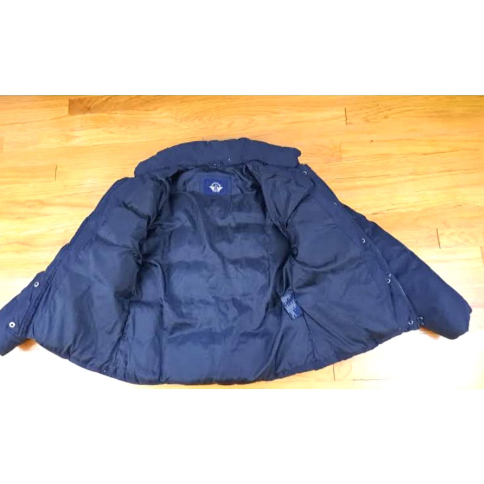 Dockers DOCKERS Jacket Full Zip Puffer Down Black Large L Unisex Adults Nylon-Polyester Softshell 25in Long Size US L / EU 52-54 / 3 - 7 Thumbnail