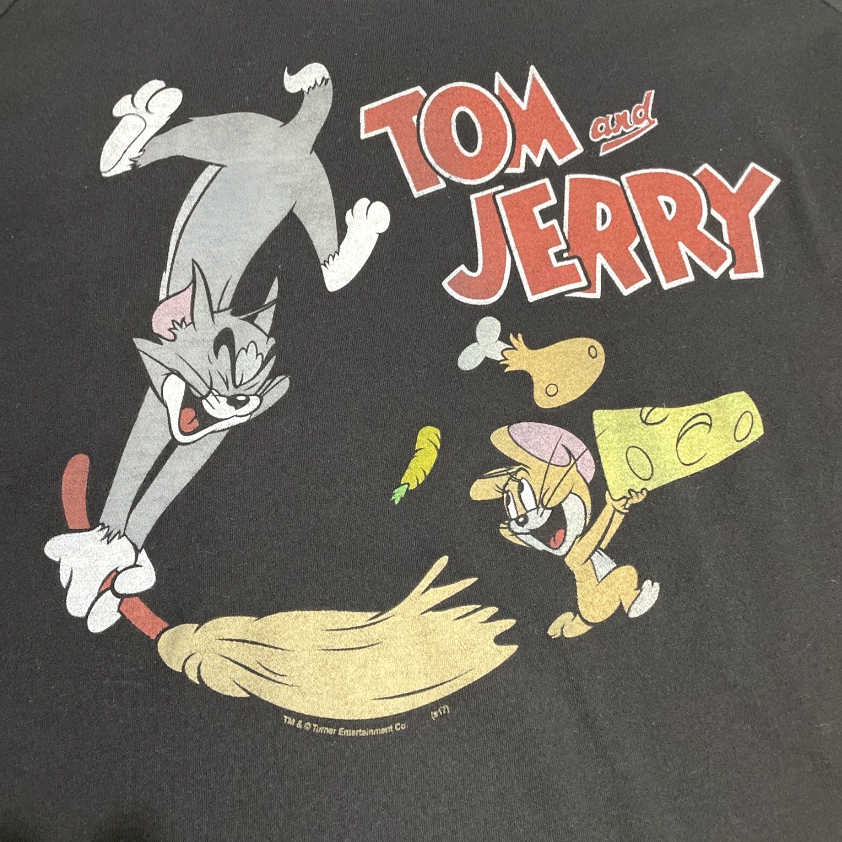 Junk Food Junk Food TOM & JERRY Retro Classic Loose Fit T-shirt M Black Women Short Sleeve Crew Neck Size M Size M / US 6-8 / IT 42-44 - 2 Thumbnail