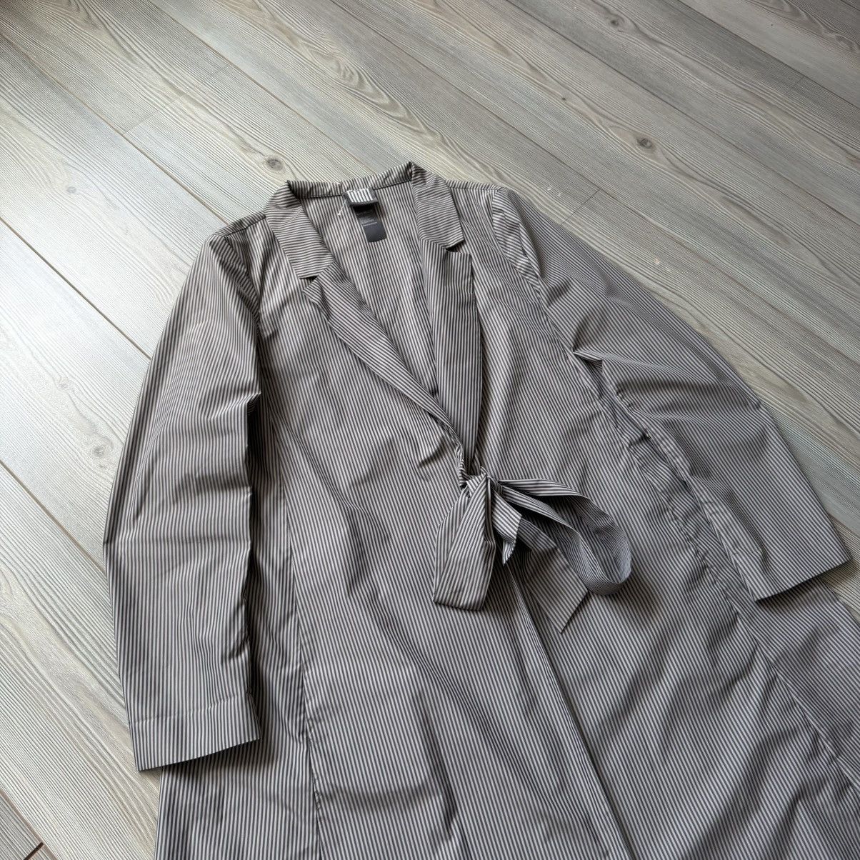 Other Lilith Paris Striped Lightweight Trench Coat Avant Garde Size S / US 4 / IT 40 - 16 Thumbnail