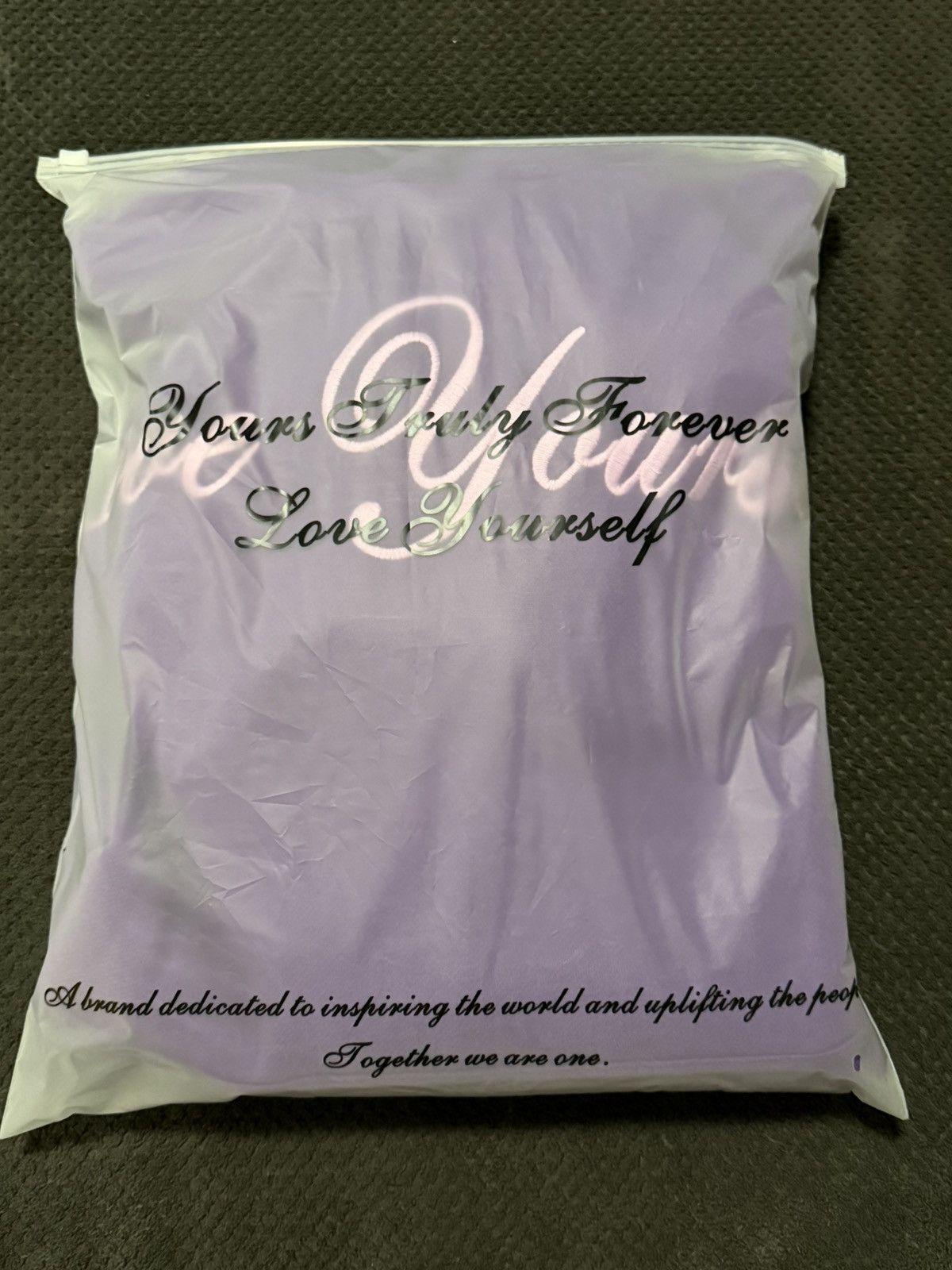 Other Yours Truly Phora Collab “Love Yourself” Purple Hoodie Size US M / EU 48-50 / 2 - 7 Thumbnail