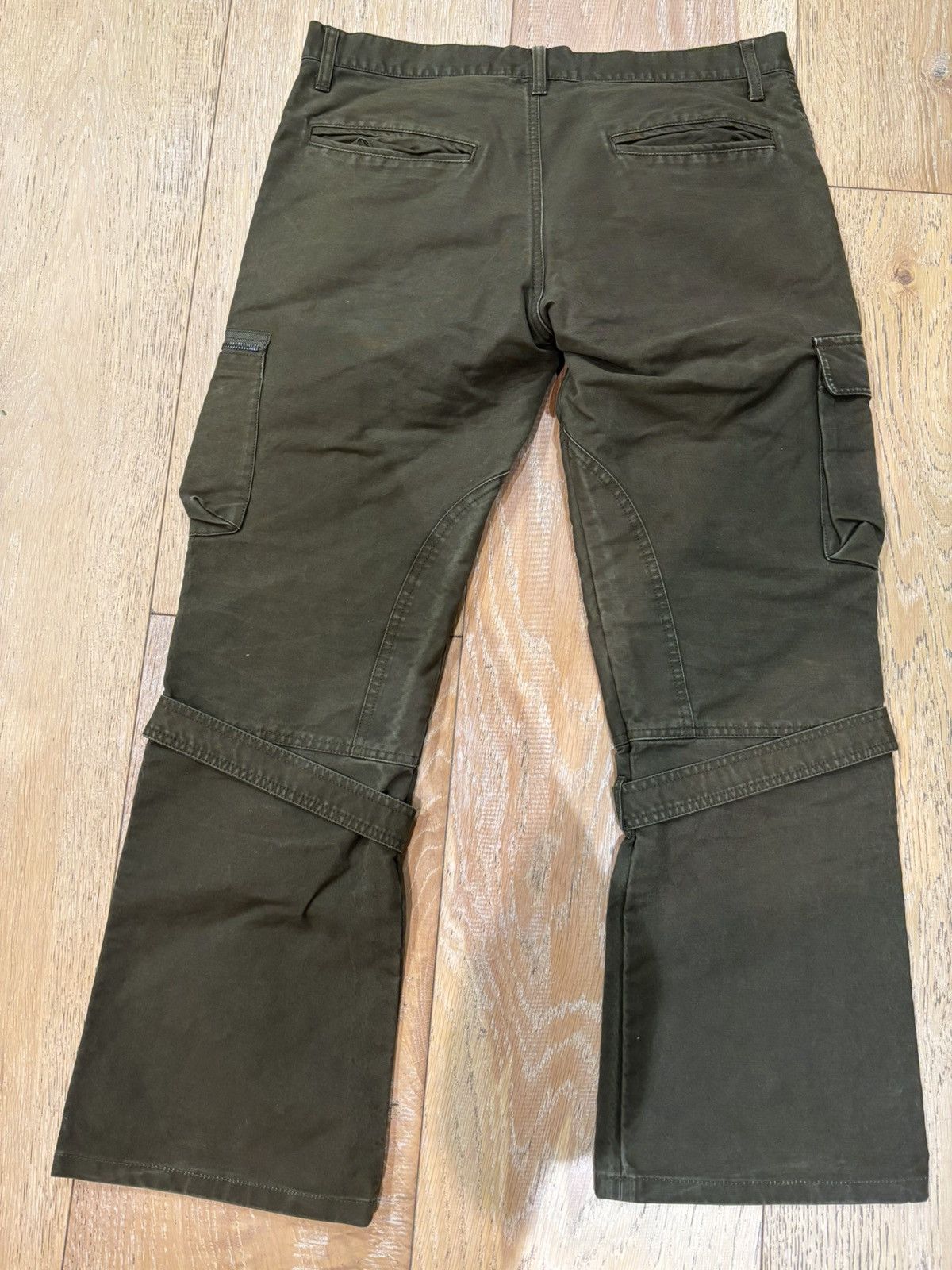 Tete Homme Tete Homme Bondage Style Cargo Pants Size US 31 - 2 Thumbnail