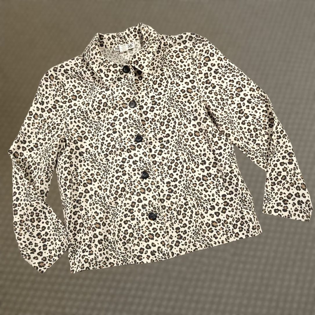 Vintage Briggs New York Shirt Jacket Shacket Women's Medium Leopard Print Button Up USA Shacket Coat Jacket Shirt Leopard USA Womens Medium Vintage Size M / US 6-8 / IT 42-44 - 1 Thumbnail