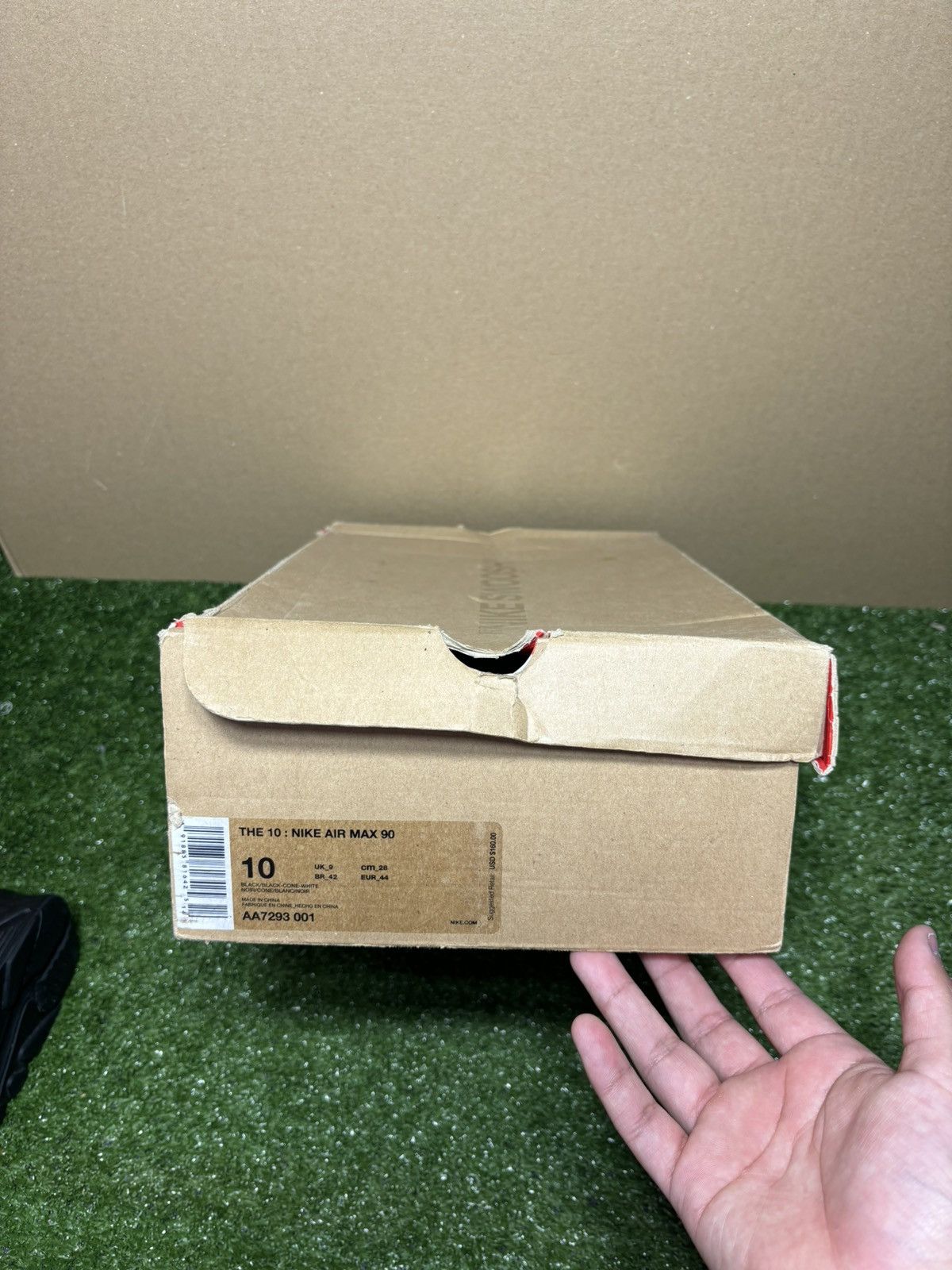 Off-White Nike air max 90 offwhite black Size US 10 / EU 43 - 12 Thumbnail