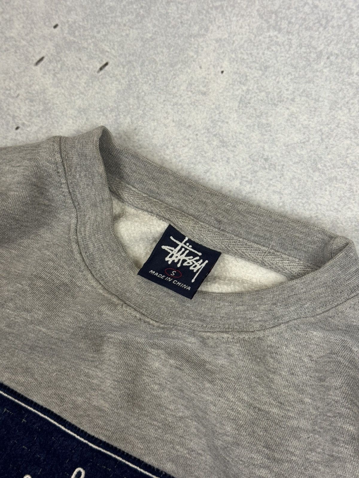 Stussy 90s Stussy Center Logo Oversized Sweatshirt Size US S / EU 44-46 / 1 - 6 Thumbnail