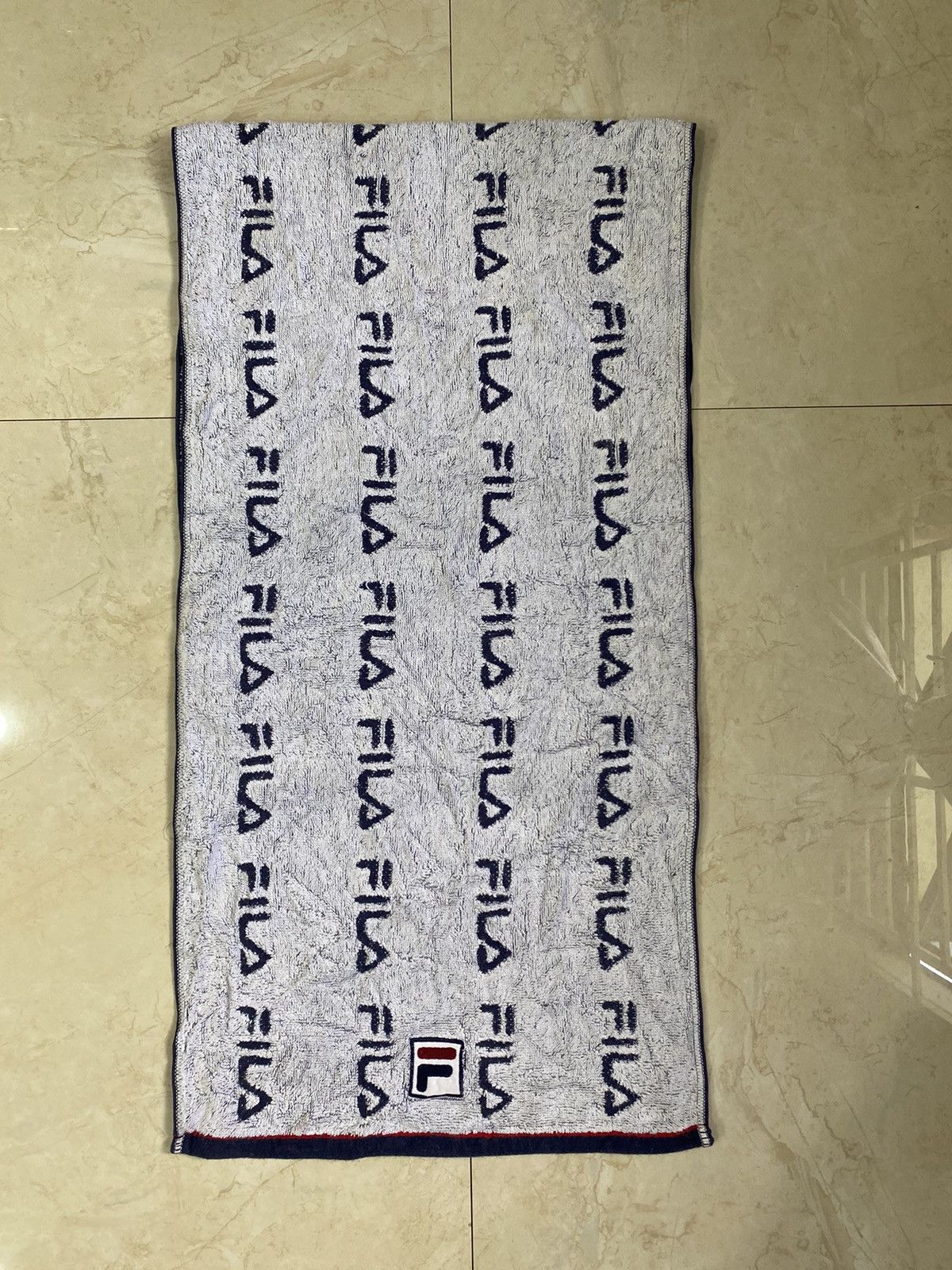 Fila 💥VINTAGE FILA Sportswear monogram hand / face Towel Size ONE SIZE - 3 Thumbnail