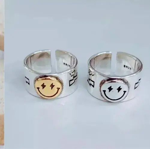 Ring Of Fire Smile Face Ring Size ONE SIZE - 4 Thumbnail