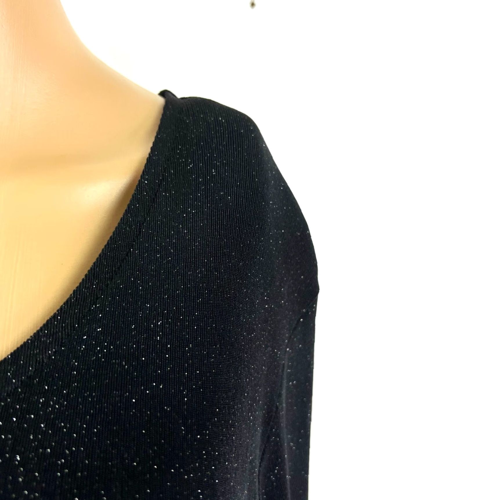 Vintage Vintage KJG Maxi Dress Scoop-neck Pleated Long Sleeve Black Womens SZ M 90s Vintage KJG Maxi Dress Womens SZ M Pleated Long Sleeve Black Size M / US 6-8 / IT 42-44 - 6 Thumbnail