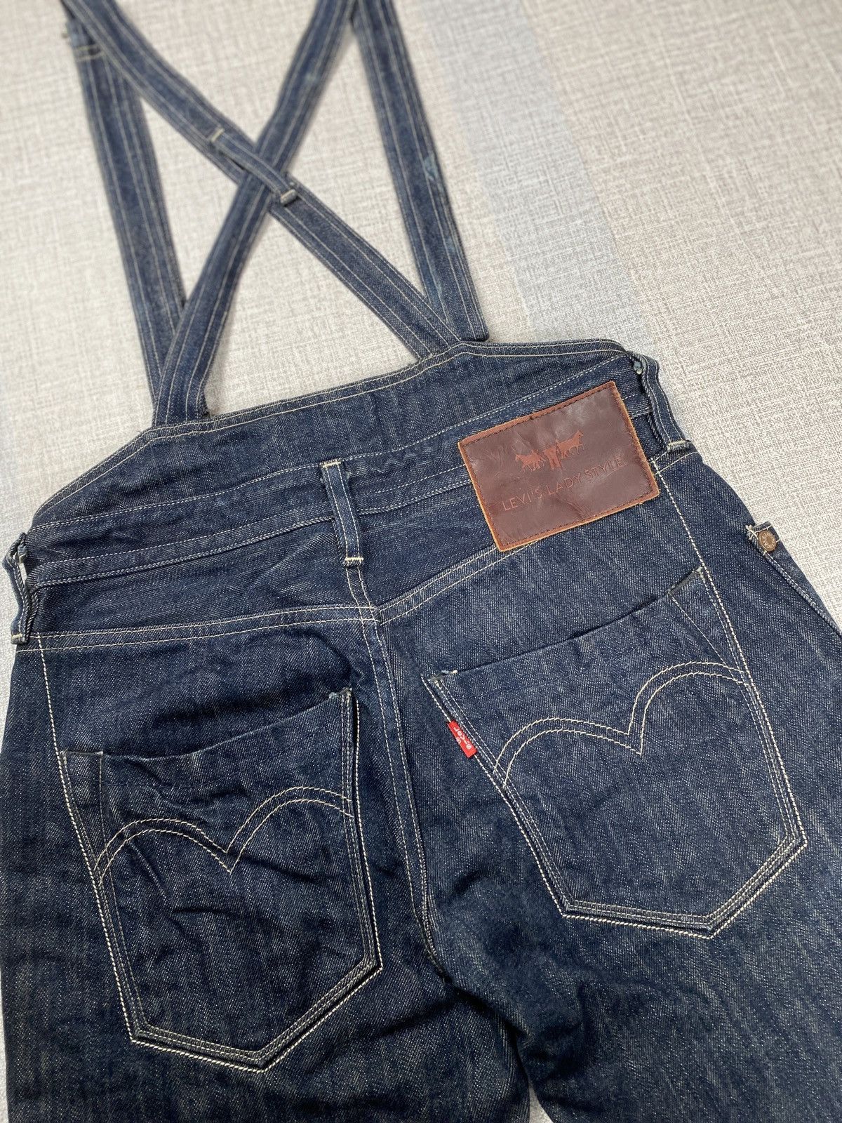 Levi's Levis Lady Ttyle Suspenders Shorts Pant Size 25" / US 0 / IT 36 - 4 Thumbnail