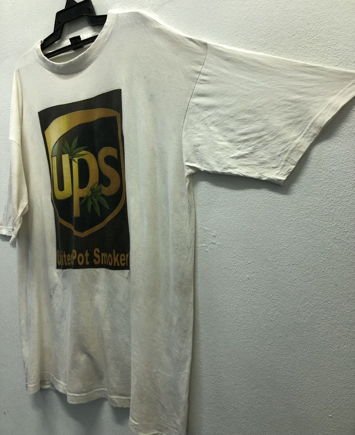 Vintage Vintage Jef's Idea Ups United Pot Smoker T-Shirt Size US XXL / EU 58 / 5 - 5 Thumbnail
