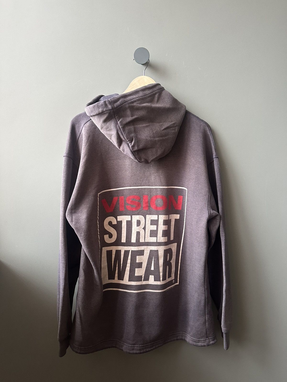 Vision Streetwear Vintage 90s Vision Streetwear Reversible Graphic Logo Hoodie Size US L / EU 52-54 / 3 - 3 Thumbnail