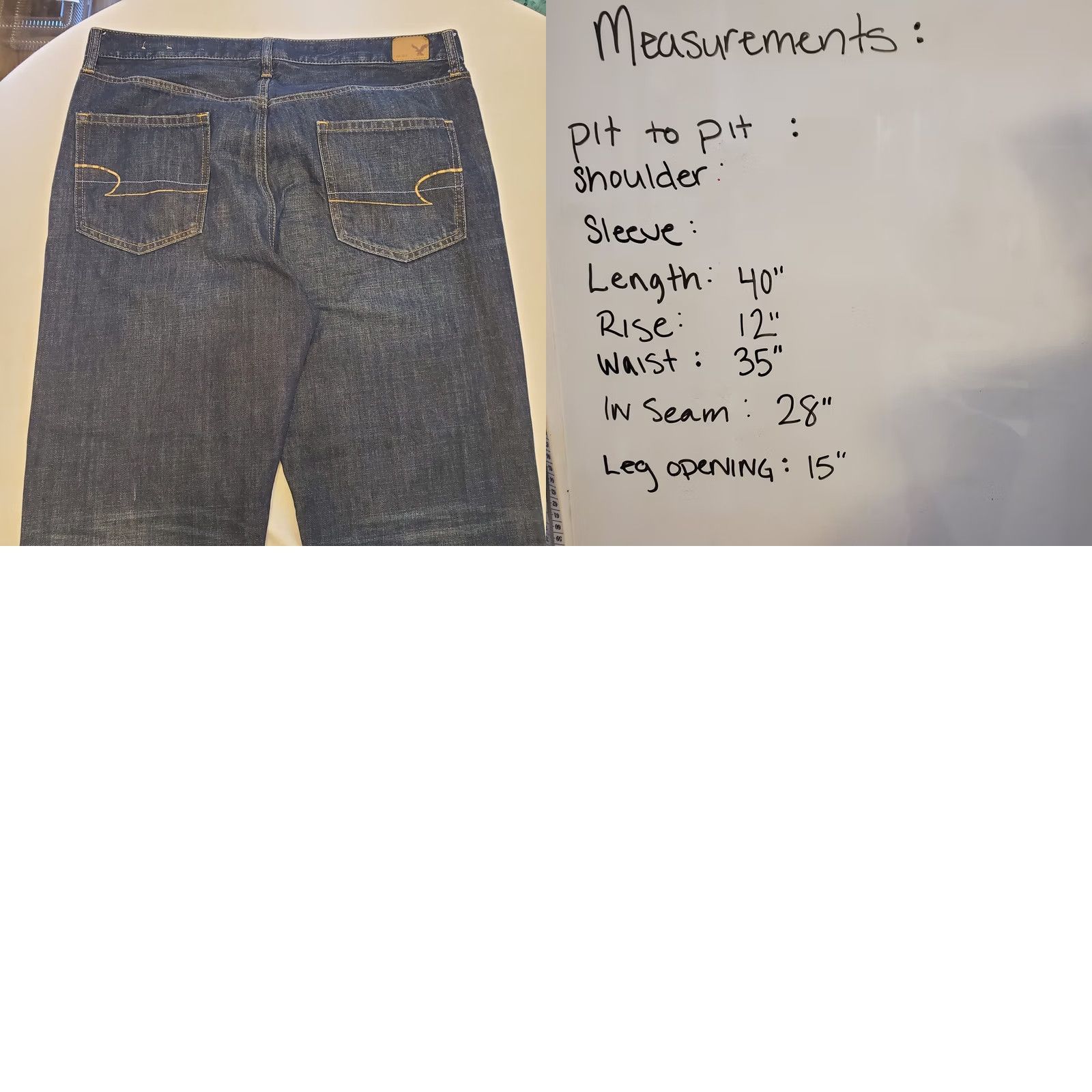 American Eagle Outfitters American Eagle Outfitters Womens Sz 10 Tomboy Dark Wash Button Jeans Size 32" / US 10 / IT 46 - 8 Thumbnail