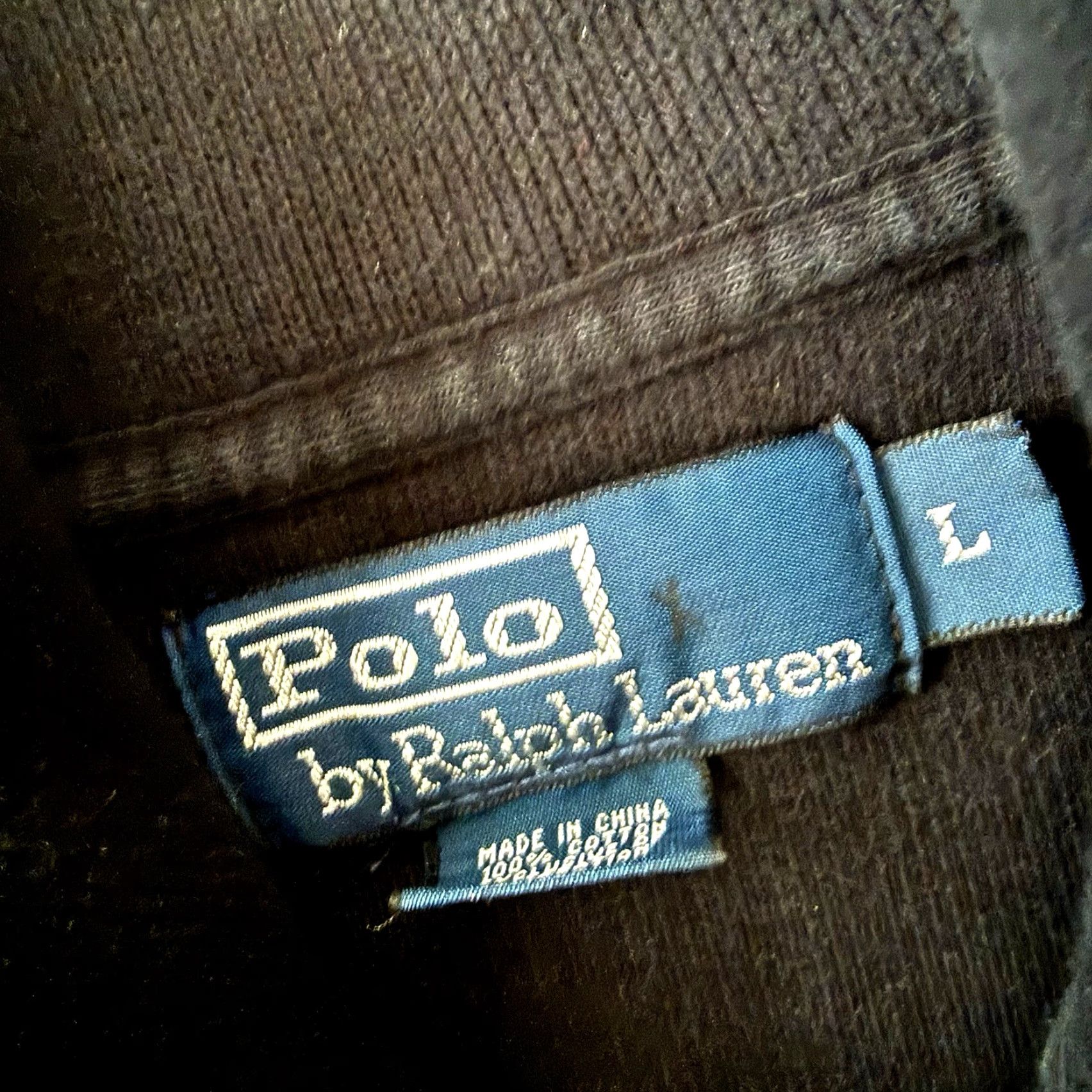 Polo Ralph Lauren Polo Ralph Lauren Sweater Mens Large Estate Rib 1/4 Zip Pullover Black Cotton Mock Neck Long Sleeve Pullover Classic Casual Designer 1/4 Zip Size US L / EU 52-54 / 3 - 2 Thumbnail