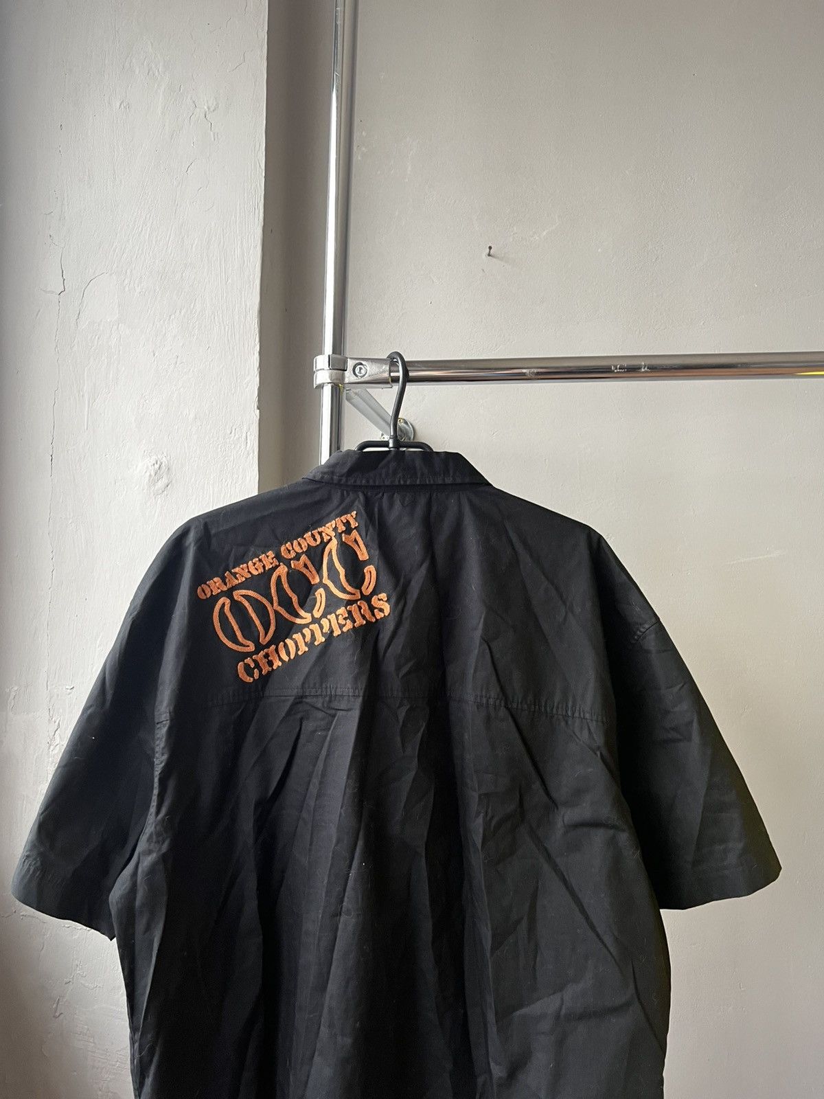 West Coast Choppers ORANGE COUNTY CHOPPERS TOUTULMOTORCYCLE BUTTON SHIRT VINTAGE Size US XXL / EU 58 / 5 - 13 Thumbnail