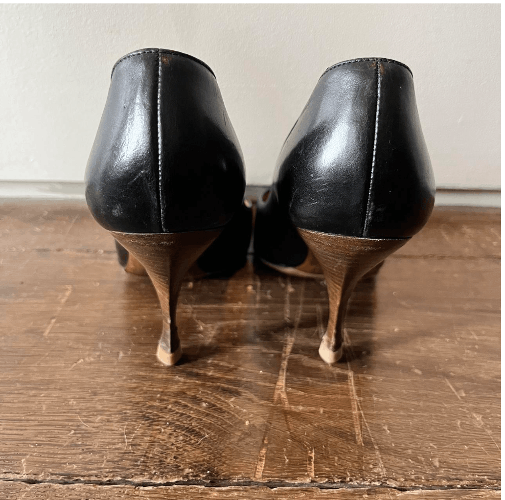 Yves Saint Laurent YSL Buckle Kitten Heel Size US 7 / IT 37 - 5 Thumbnail