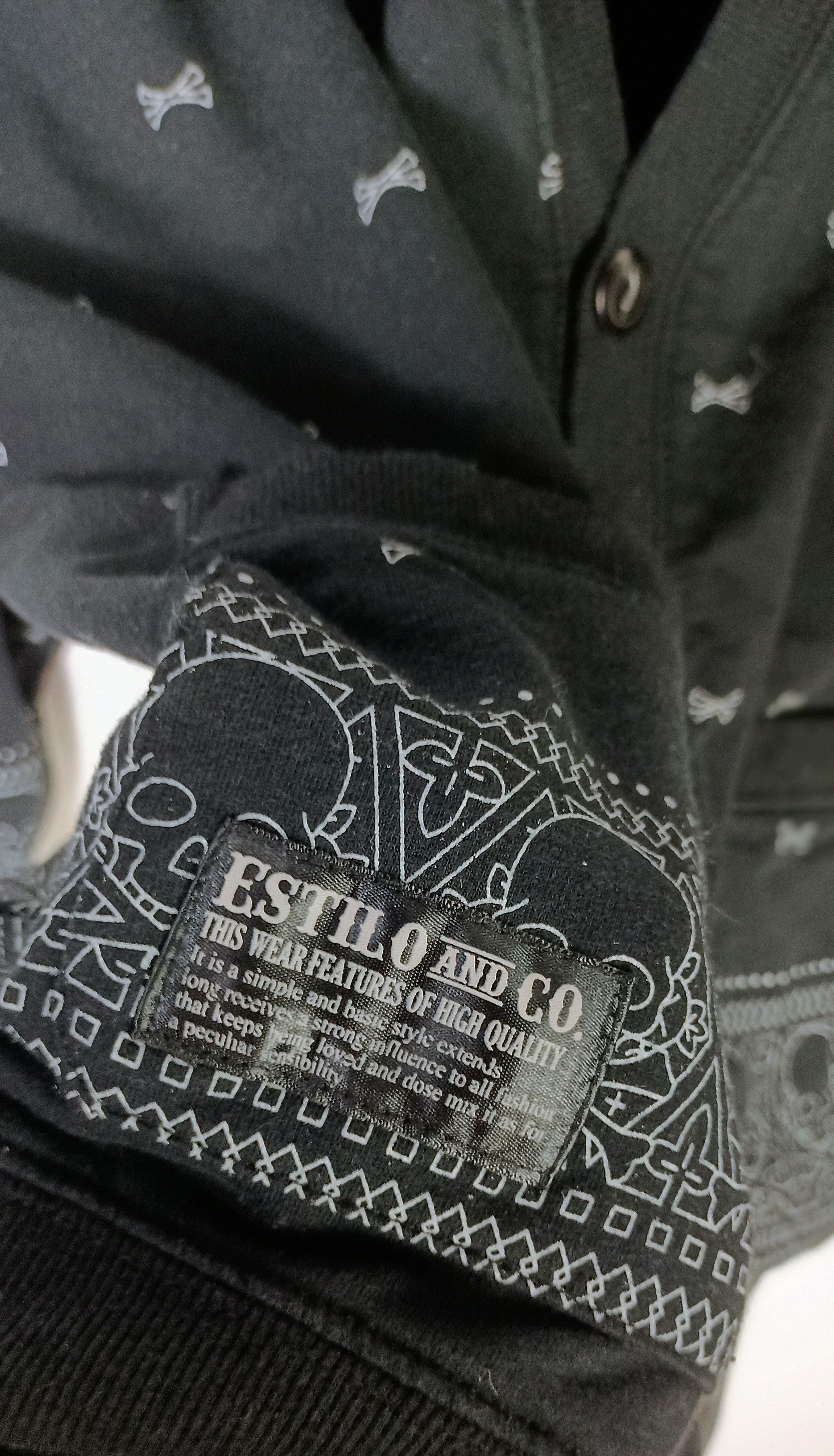 If Six Was Nine Estilo Cardigan Skull ifsixwasnine lgb style Size US L / EU 52-54 / 3 - 8 Thumbnail