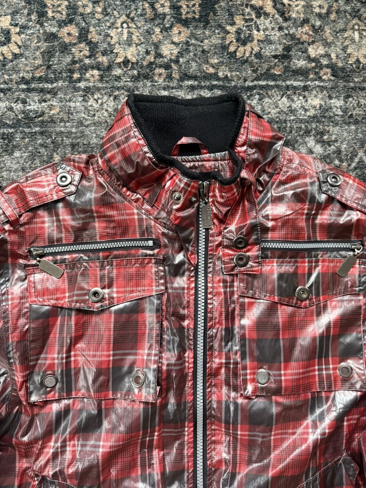 Other Rare 2000s Five Element Plaid bomber Jacket Size US XL / EU 56 / 4 - 3 Thumbnail
