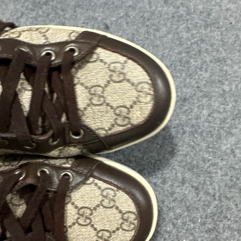 Gucci Gucci Brown High-Top Fashion Sneakers for Men Size US 8.5 / EU 41-42 - 8 Thumbnail