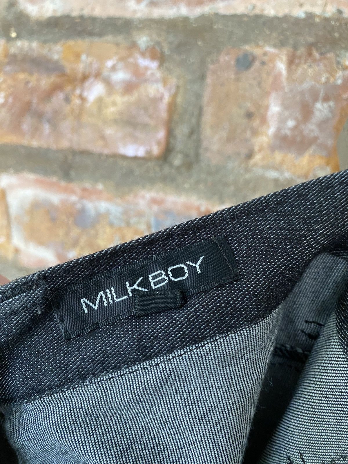 Japanese Brand 1990s MILKBOY bondage zipper skinny pants Size US 30 / EU 46 - 14 Thumbnail