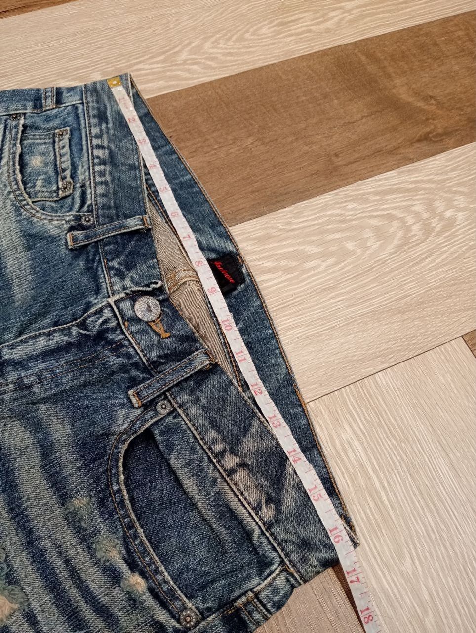JACKROSE JACKROSE JAPAN BLUE DENIM DISTRESSED PANTS Size US 33 - 13 Thumbnail