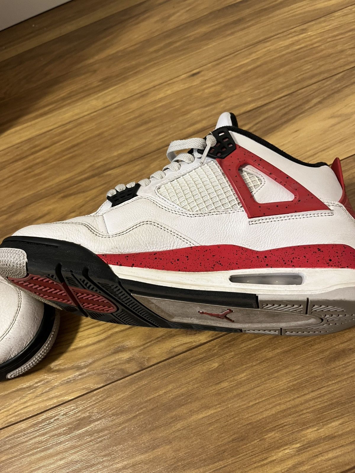 Nike jordan 4 red cement Size US 10 / EU 43 - 9 Thumbnail