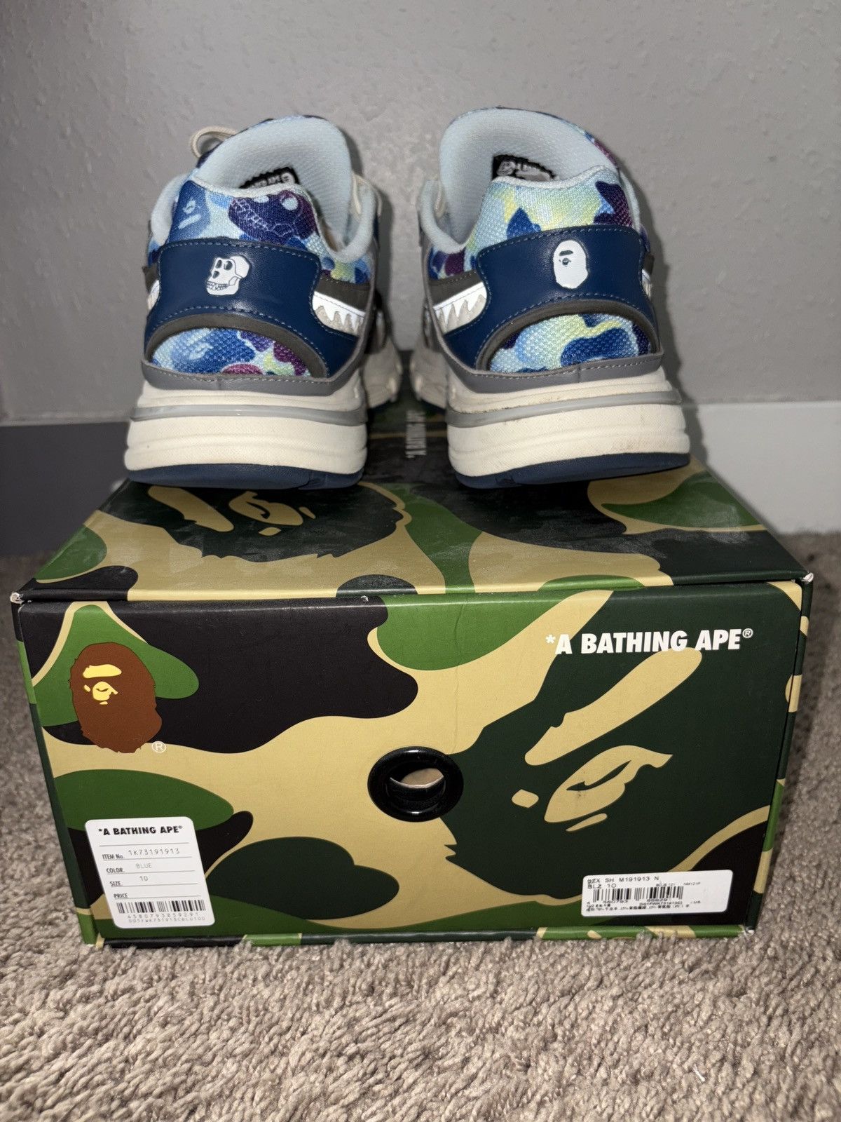 Bape SHARK STA BAPE X BAYC MENS Size US 10 / EU 43 - 3 Thumbnail