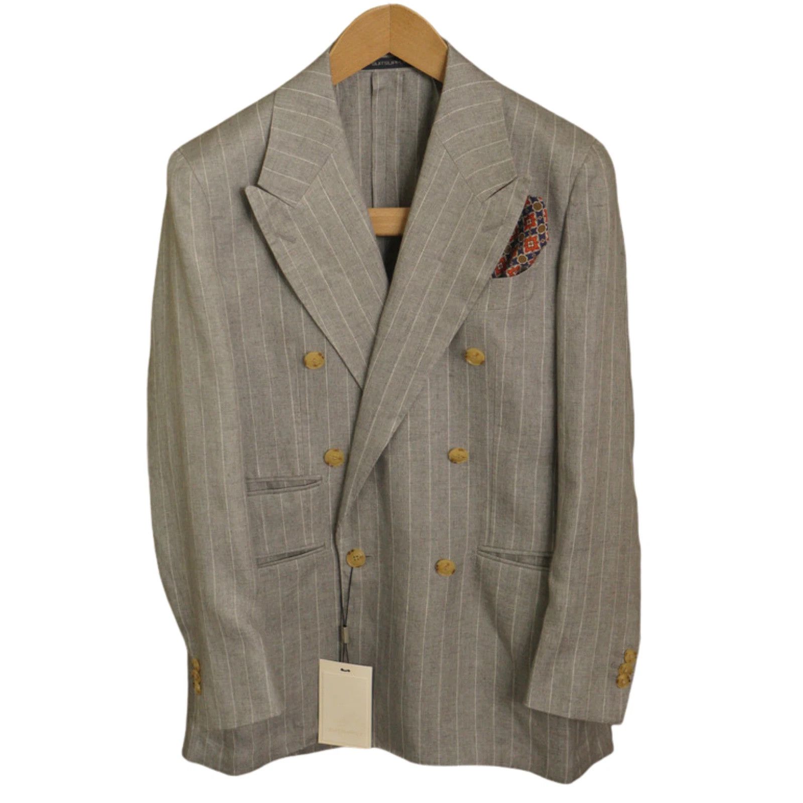 Suitsupply Men Suitsupply Blazer La Spalla Double Breasted Linen US34 Size 34R - 1 Thumbnail