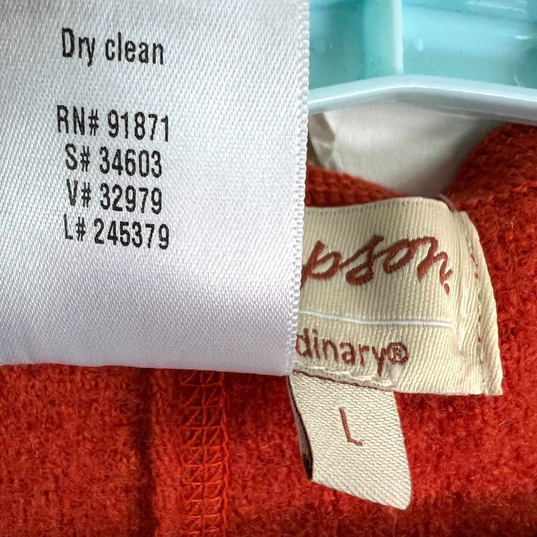 Jim Thompson VINTAGE Norm Thompson Cardigan Vest Women's L Burnt Orange Bohemian Wool NWT Size L / US 10 / IT 46 - 6 Thumbnail