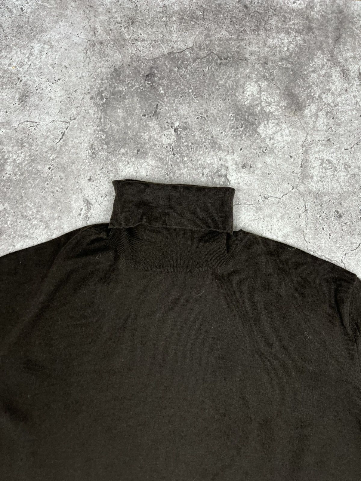 Ermenegildo Zegna Ermenegildo Zegna Lana Wool Sweater Turtle Neck Jumper Size US XXL / EU 58 / 5 - 9 Thumbnail