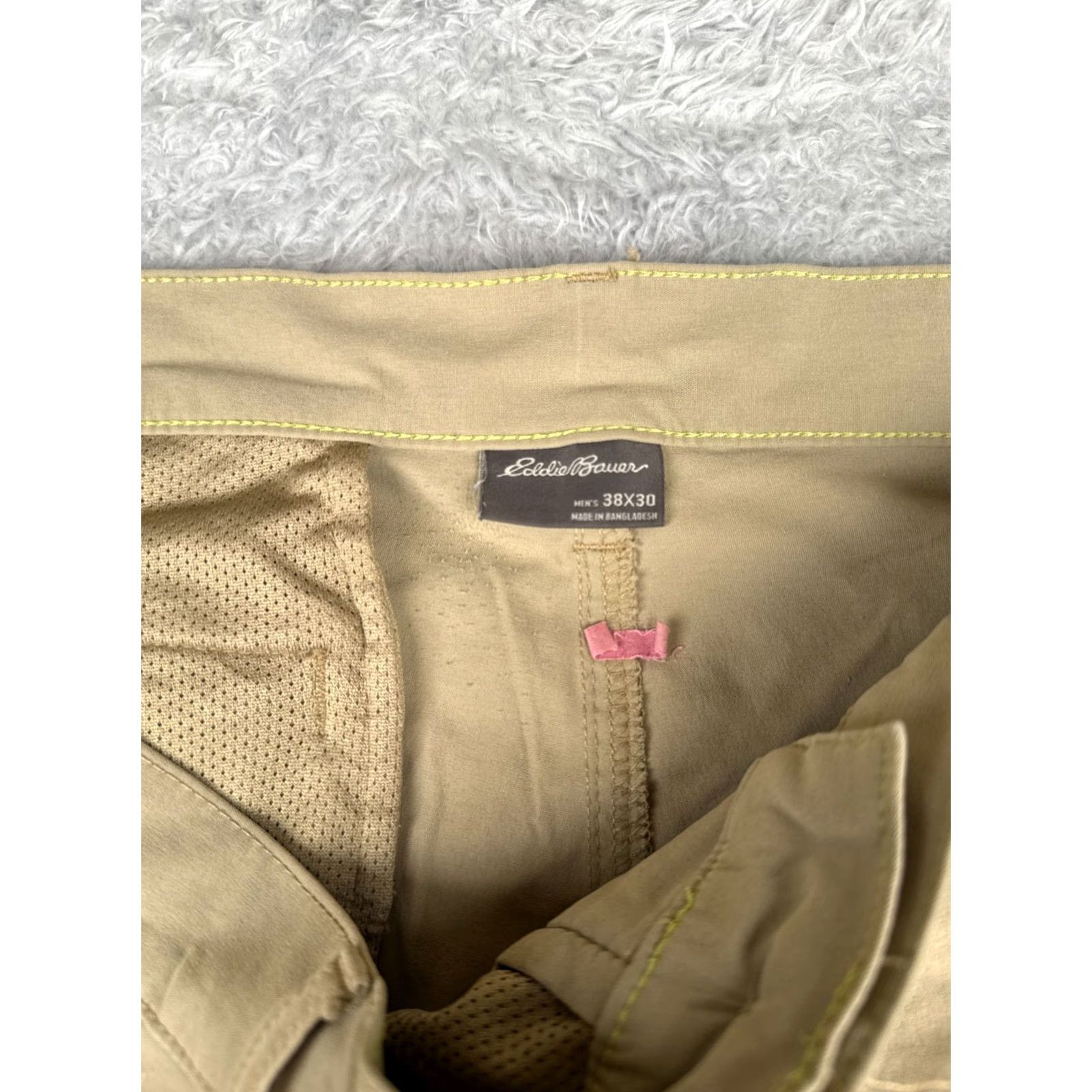 Eddie Bauer Eddie Bauer Travex Pants Mens 38 Beige Straight Leg Nylon Blend Cargo Pockets Regular 30in Fall Spring Summer Winter Travel Workwear Size US 38 / EU 54 - 6 Thumbnail